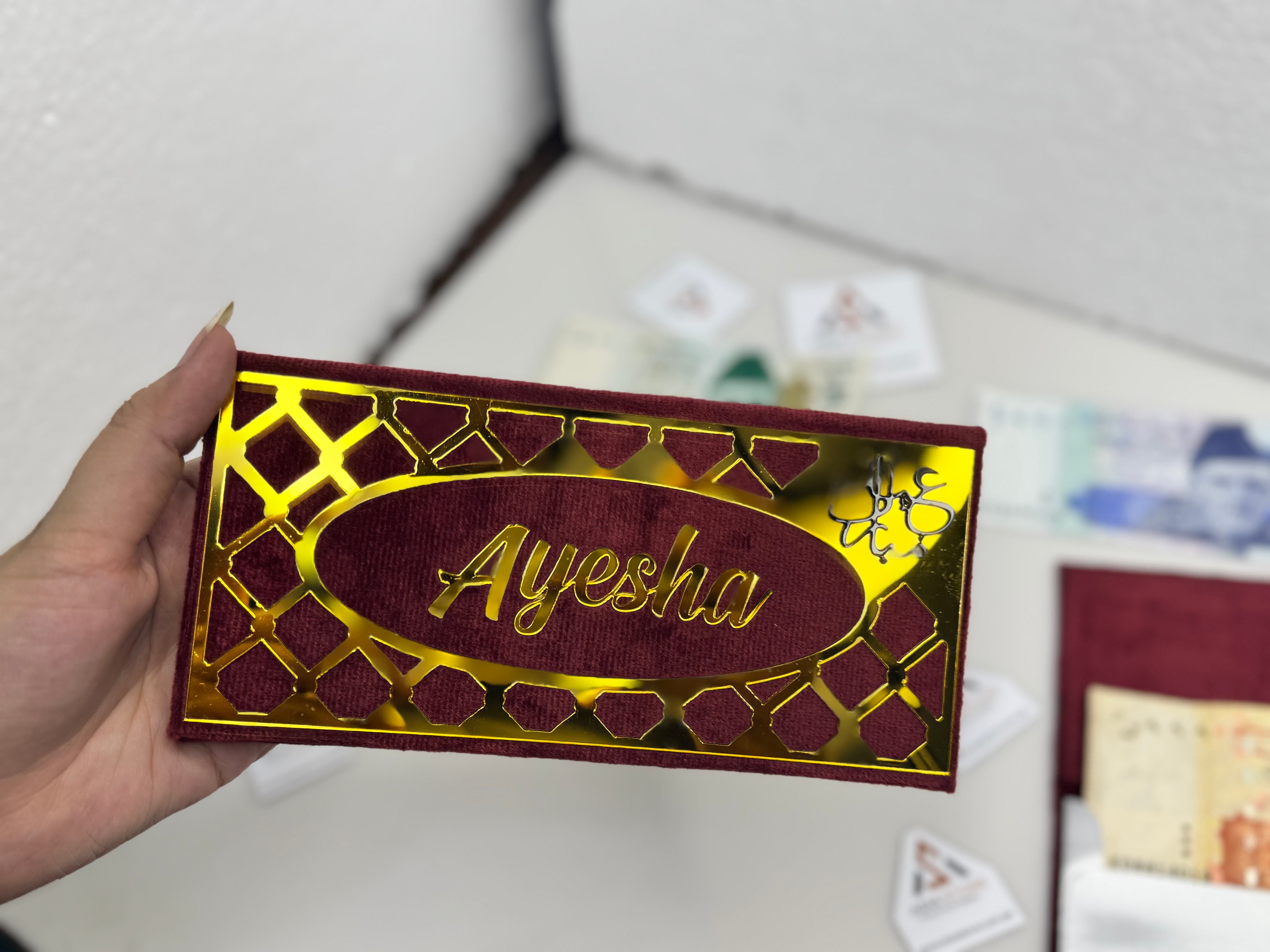 Velvet Eidi Envelope