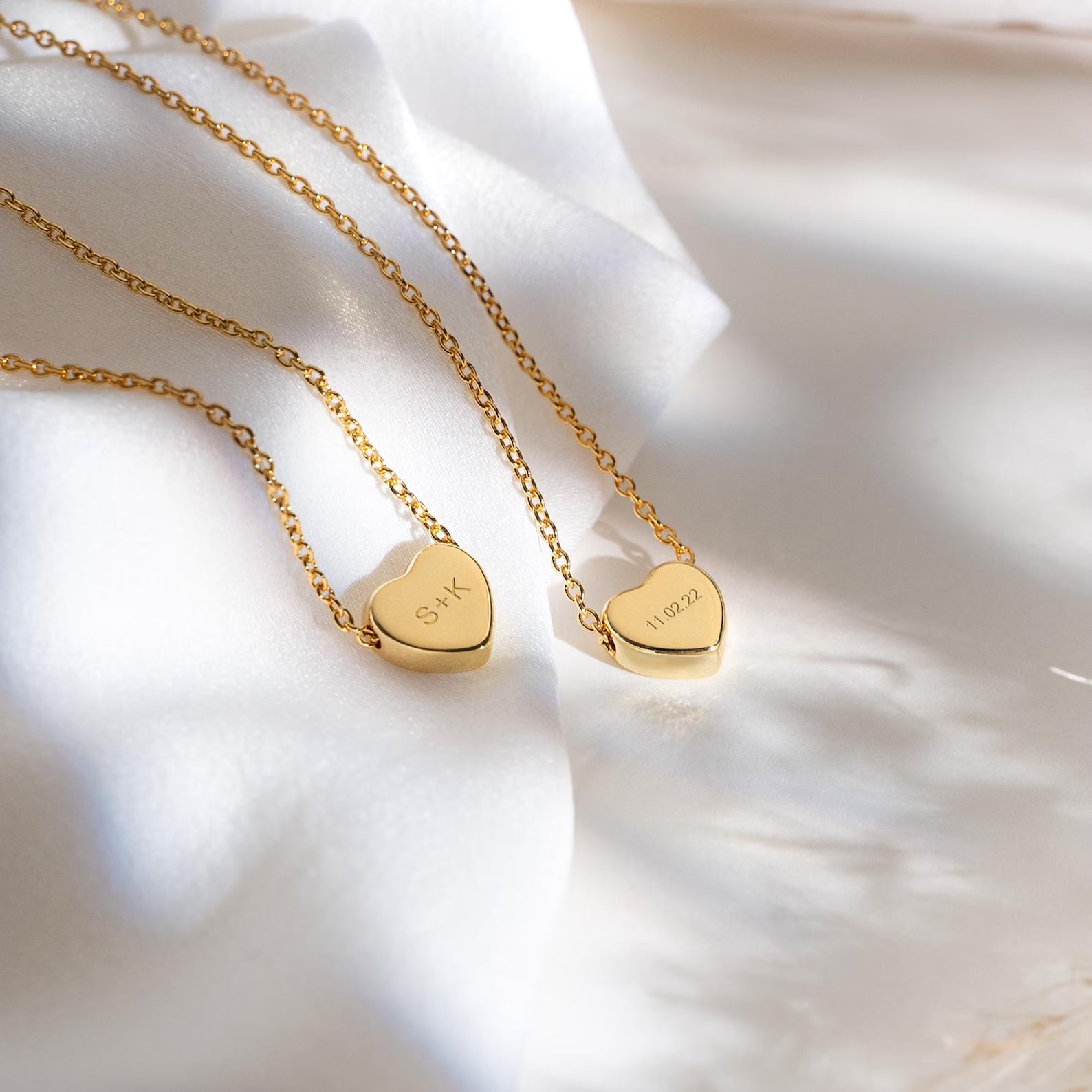 Initial Heart Locket Necklace
