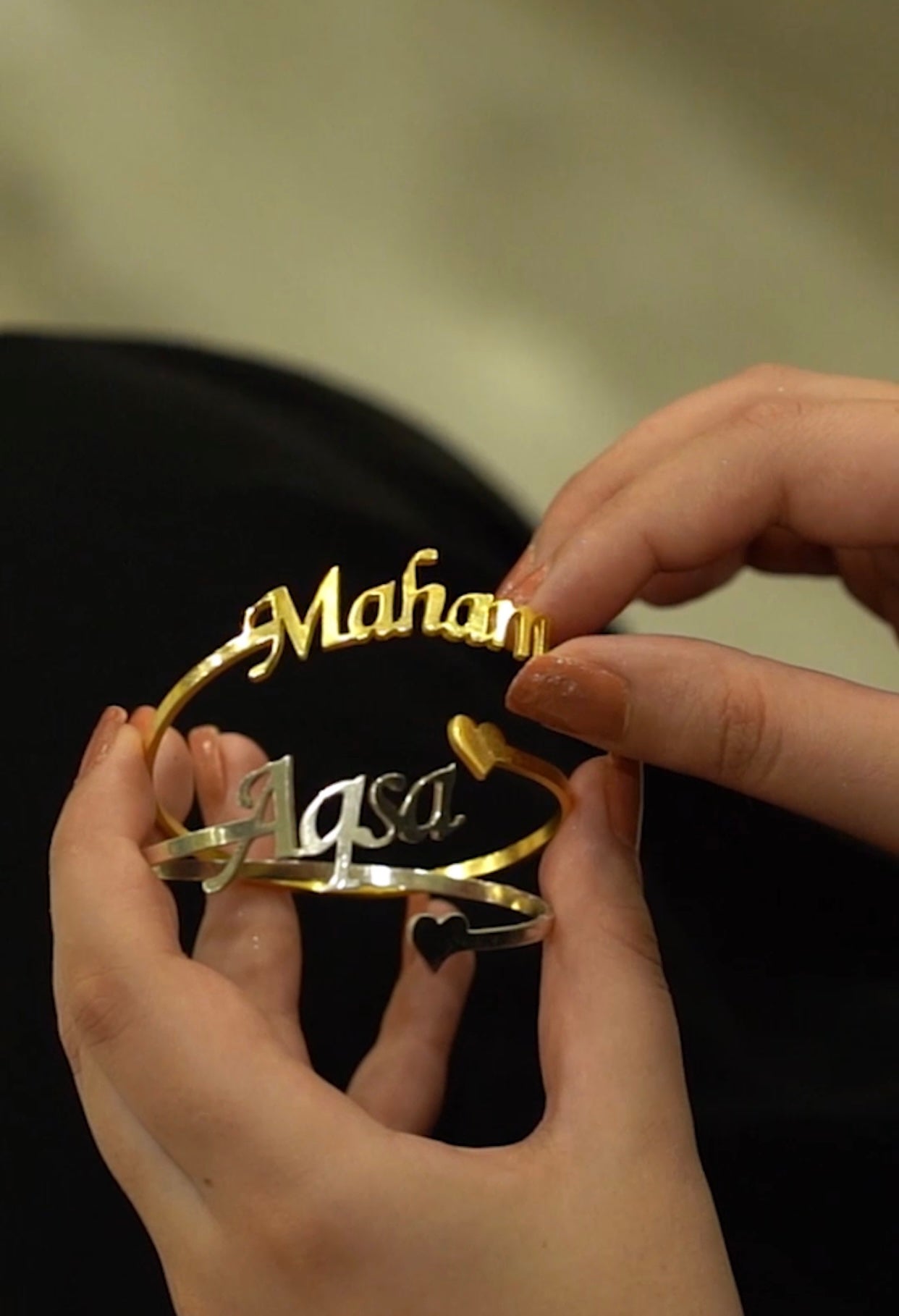 Customize Name Bangle For Girls