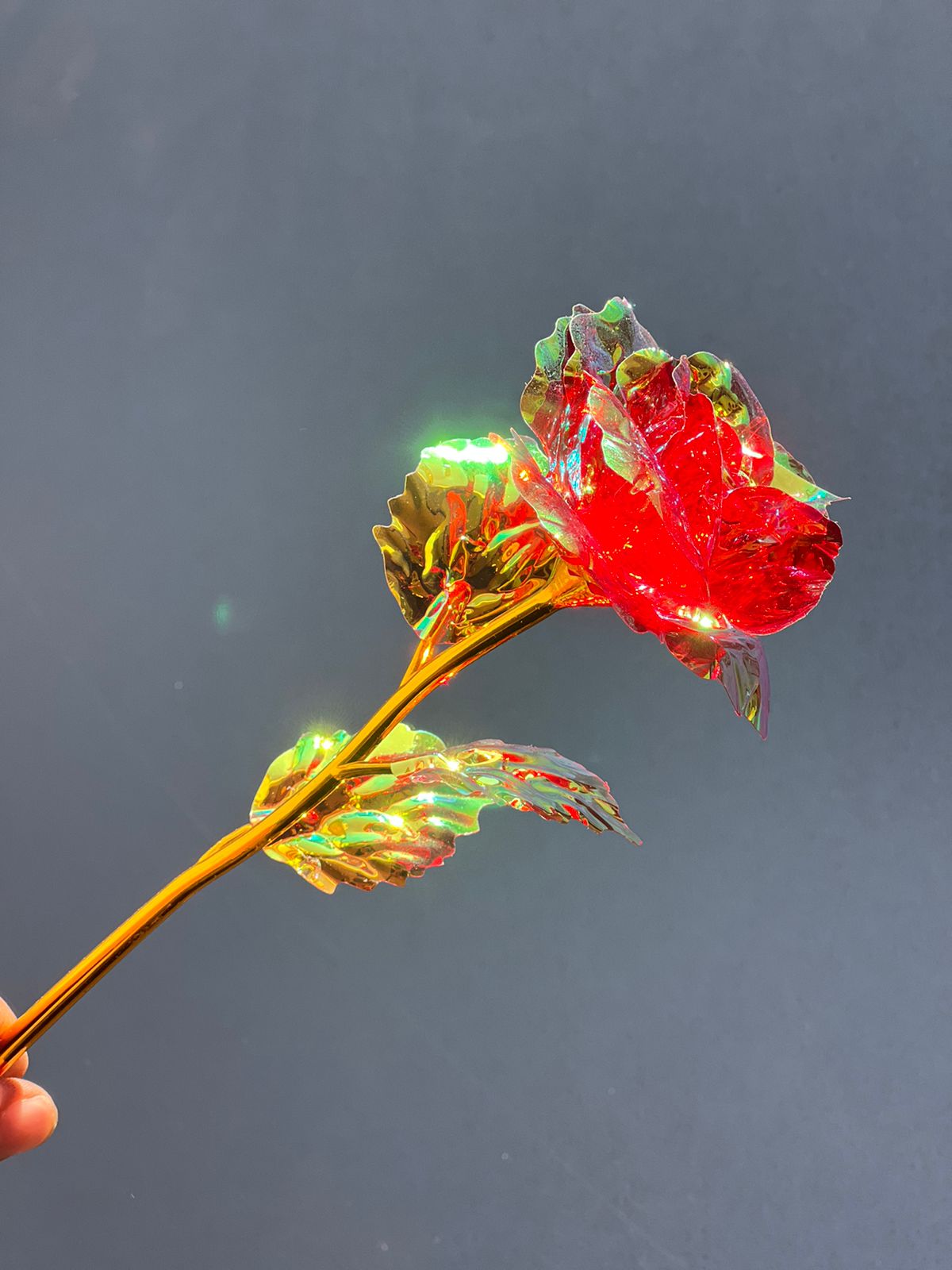 24KT MultiColor Flower
